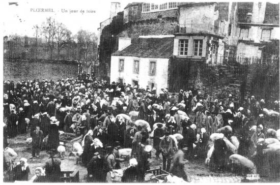 Ploërmel un jour de foire